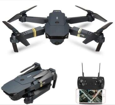 Dronovi: Dron sa 2 kamere za snjimanje E88 CENA 4700 din Frekvencija: 2.4G — 1