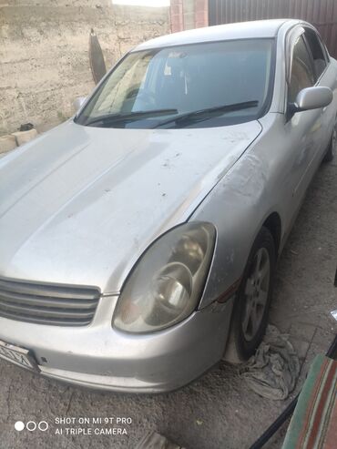 машина для перевозки: Nissan Skyline: 2002 г., 2.5 л, Автоматтык, Бензин, Седан