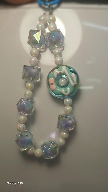 Брелоки: Брелоки‑подвески из бусин для ключей/телефона - Ручная сборка из — 10