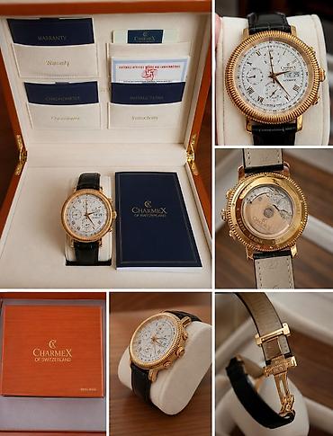 Наручные часы: Charmex of Switzerland kişi qol saatı – Swiss Made 3000 dollara alinib — 1