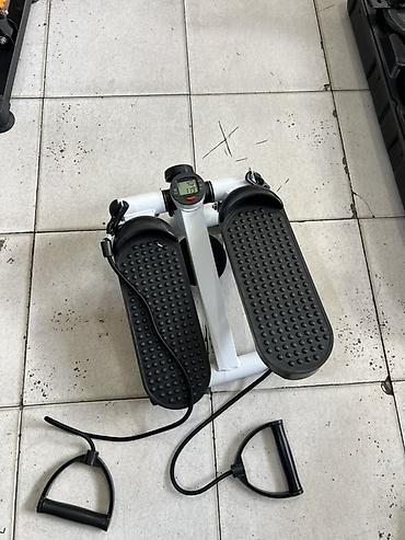 stepper: Mini stepper trenajor – elastik rezin tutacaqlarla - İki geniş — 2