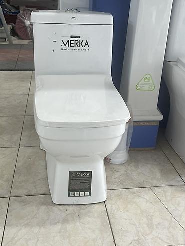 yerden unitaz: MERKA “Diamond” tualet – birgə gövdəli (monoblok) model - Brend — 2