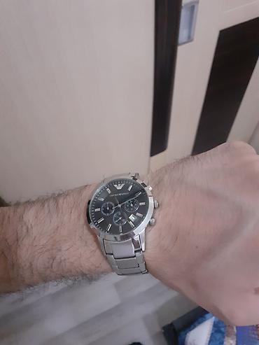 emperio armani: Emporio Armani kişi qol saatı Xaricdən 290 dollara alınıb. - Klassik — 1
