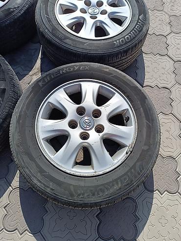 Колеса в сборе 205 / 60 / R 15, Лето, Б/у, Комплект, Легковые, Литые, отверстий - 5