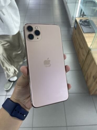 айфон 6 на запчасти: IPhone 11 Pro Max, Колдонулган, 256 ГБ, Алтын, 100 %