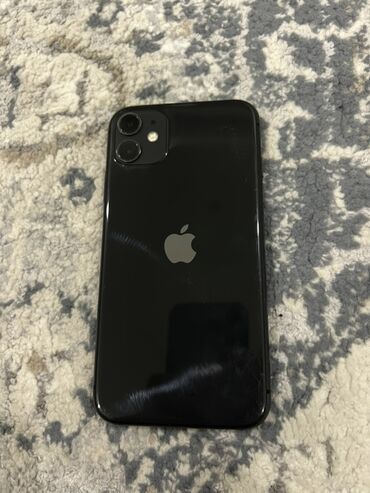 Apple iPhone: IPhone 11, 64 GB, Qara, Barmaq izi, Simsiz şarj, Face ID — 1