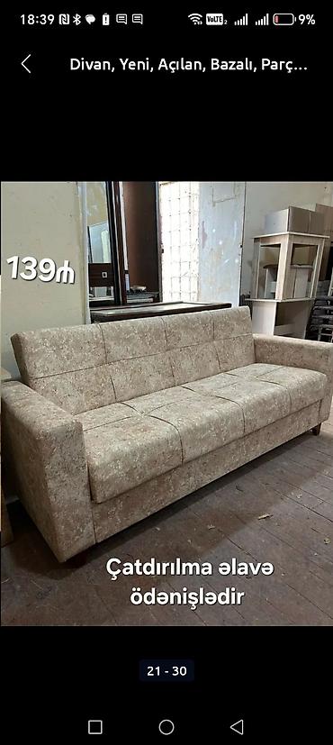 Divanlar: Di̇van-kravat, Açılan, Bazasız, Parça, Ödənişli çatdırılma — 3