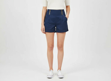 krótkie spodenki w paski bershka: Bershka, Shorts for women, size 2XS