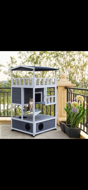 Yuvalar: Məhsul: Pişiklər üçün çoxfunksiyalı evlər və mebel - Daxili pişik — 11