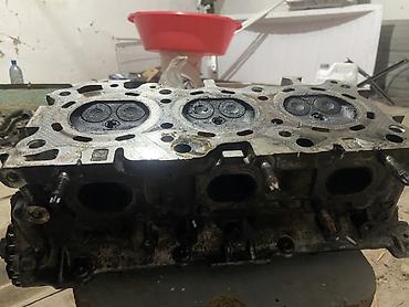 Двигатели, моторы и ГБЦ: Головка блока цилиндров (ГБЦ) 3‑цилиндровая, алюминиевая, с двумя — 7