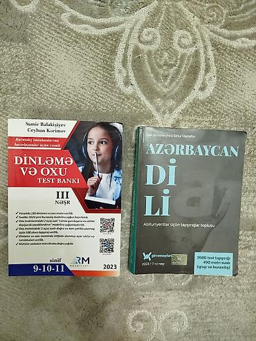 Книги и журналы: Məhsul: Abuturyent hazırlığı üçün iki ədəd test kitabı dəsti 1) — 1