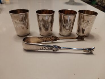 закрывашка для банок бишкек: Рюмки, цвет - Серебристый at lalafo.az закрывашка для банок бишкек: Рюмки, цвет - Серебристый