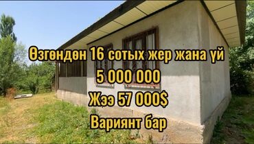 дом в доль дороги г ош: Үй, 98 кв. м, 3 бөлмө, Риелтор, Евро оңдоо
