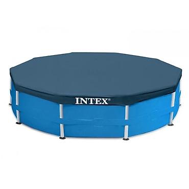 basenni: Intex 28030 hovuz tenti | 305 sm Metal Frame hovuz örtüyü Intex 28030 — 1
