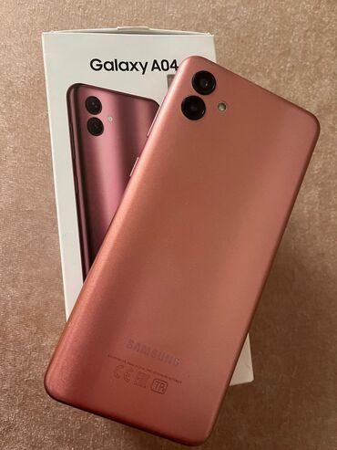 Samsung: Samsung Galaxy A04, 64 GB, rəng - Çəhrayı