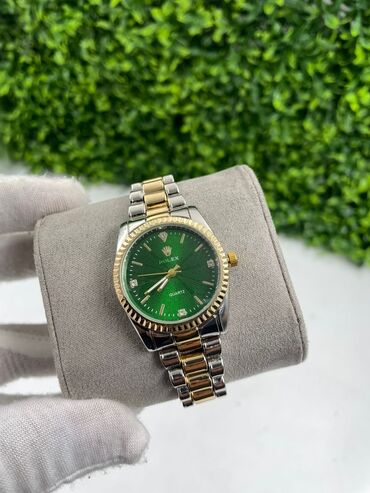 uni c: Новый, Наручные часы, Rolex, цвет - Зеленый