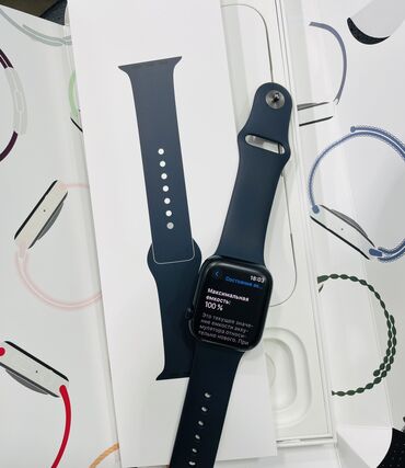 apple 5 white: Apple Watch 9 Оригинал 41 mm Состояние как новый. Акб 100% 1 месяц