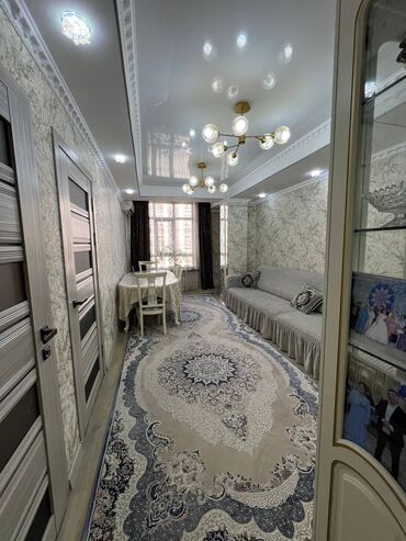 1 комнатная квартира бишкек продажа: 3 бөлмө, 64 кв. м, Элитка, 4 кабат, Евроремонт