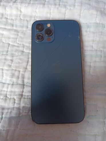 колонка: IPhone 12 Pro, 64 GB, Blue Titanium, Simsiz şarj, Face ID