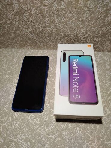 xiaomi note 9t: Xiaomi Redmi Note 8, 64 GB, rəng - Göy