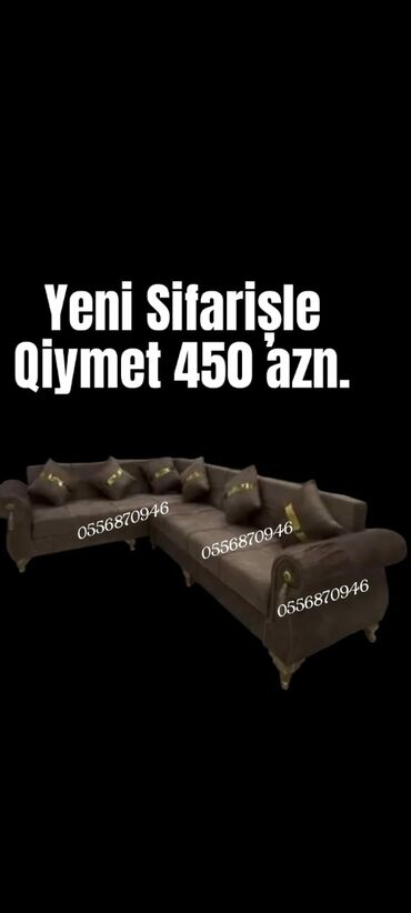 Sifarişlə divanlar: Künc divan, Qonaq otağı üçün, Parça, Bazalı, Açılan, Kitab — 2