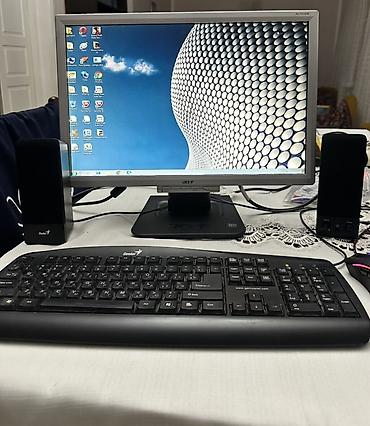 asus komputer: Hazır dəst kompüter (monitor, sistem bloku, kalonkalar və klaviatura) — 1