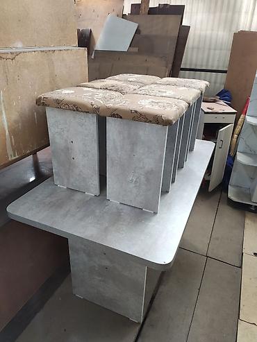 Кухонные столы и стулья: Кухонный стол и стул, Новый — 3