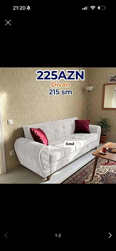 Divan – 215 sm Qiymət: 225 AZN (şəkildə göstərildiyi kimi) - Ölçü