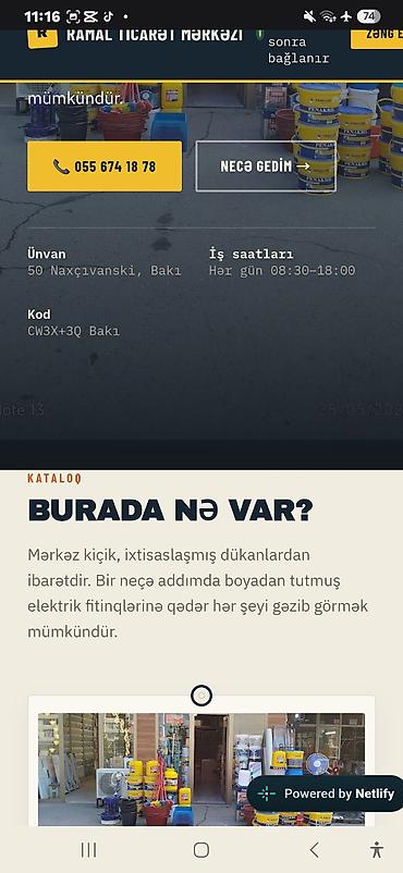 qara torpaq satılır: İşinizə görə sayt hazırlanır. Şəkildə verilmiş şəkil nümunədir. Çox — 4