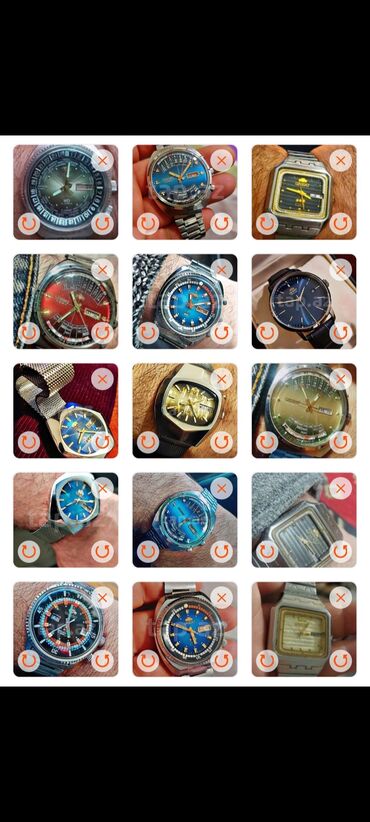 klassik koynekler: Qol saatı, Orient, rəng - Mavi