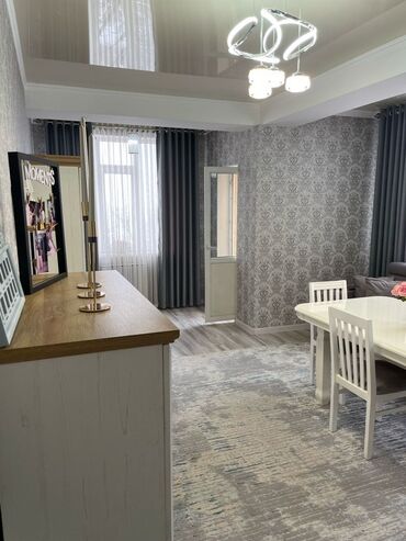 купить квартиру в бишкеке без ремонта: 3 комнаты, 106 м², Элитка, 5 этаж, Дизайнерский ремонт