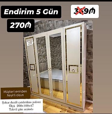 4 qapılı dolab Yep yeni 270 azn rəng seçimi var çatdırılma var