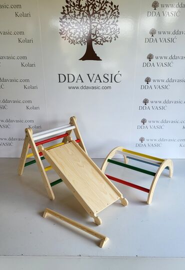 Igračke: 🧗‍♂️ 4-u-1 Drvena Penjalica za Decu Sve što detetu treba – u jednom — 11