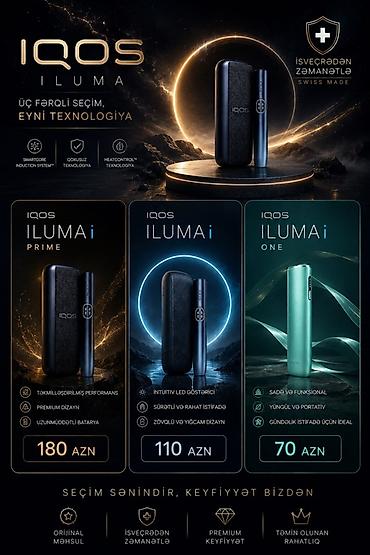 https smart ady az: IQOS ILUMA – üç fərqli seçim, eyni texnologiya Texnologiyalar: - — 1