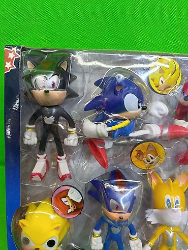 игрушки sonic: Соник игрушки в комплекте🌟 Комплектация товара: 8 персонажей, 5 — 7