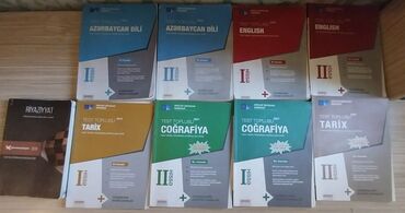 Kitablar, jurnallar, CD, DVD: Biri 3 AZN Azərbaycan dili İngilis dili Tarix 1 ci və 2ci hissə test