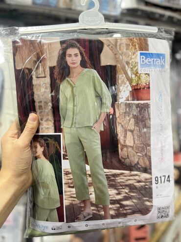 Пижамы: Пижамы в клетку Пижама женская рынок Орто-Сай «Оберон» 1️⃣📍7 ряд 122 — 11