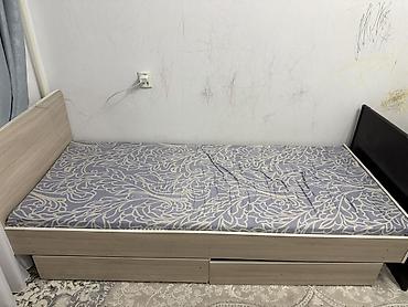 bunk bed: Односпальная кровать, Б/у, С матрасом, длина - 194 см — 2