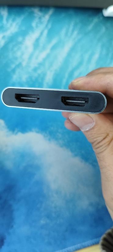 multi: USB‑C хаб 4‑в‑1 (Multi‑function Adapter) - Разъёмы: - 2x HDTV/HDMI — 2