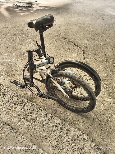 velosiped cross: BTWIN firma alüminium qatlanan velosiped. Portuqaliya istehsalıdır. 20 — 4