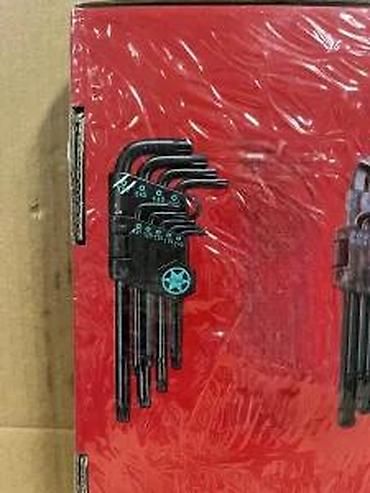 Setovi ručnog alata: OptionTec Inbus set – 36 delova, hrom‑vanadijum čelik. Sadržaj: - — 10