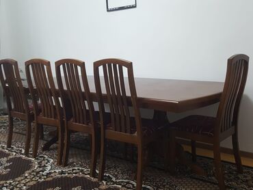 Комплекты столов и стульев: Комплект стол и стулья Для зала, Б/у