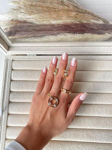 Bijuteriya dəstləri: Qadın zinət əşyaları dəstləri – müxtəlif modellər - Dördbuta (yonca) — 4