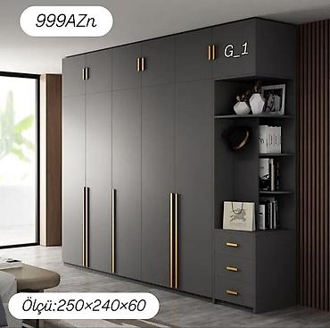 ✨ MÜASİR DOLAB – SİFARİŞLƏ HAZIRLANIR *Qiymət: 999 AZN* ✔️ Ölçü: 250 ×