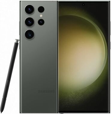 линзы для телефона: Samsung Galaxy S23 Ultra, Б/у, 256 ГБ, цвет - Зеленый