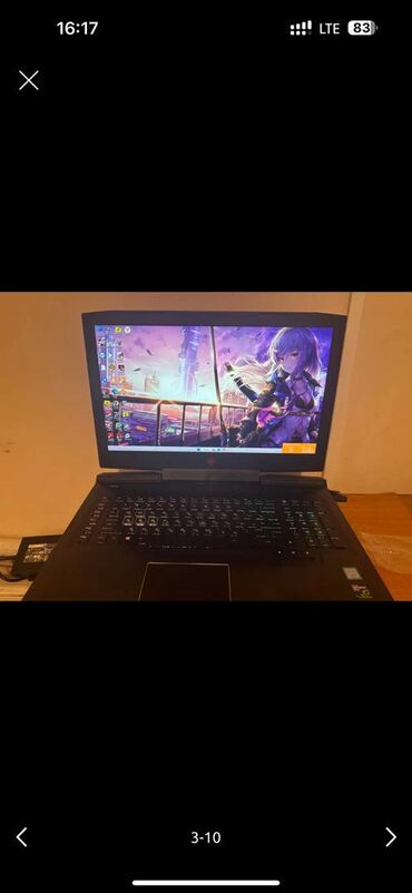 Ноутбуки: Ноутбук, HP, 12 ГБ ОЗУ, Intel Core i7, Игровой, память SSD