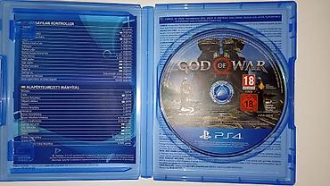 cd disk: God of War 2018 ps4/5 üçün Disk tam işlək vəziyyətdədir Blu ray disk — 2