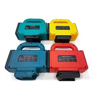 Avtomobil üçün alətlər: İnverter 18-220V Type-c Fanarlı Bu ağıllı çoxfunksiyalı invertor — 2