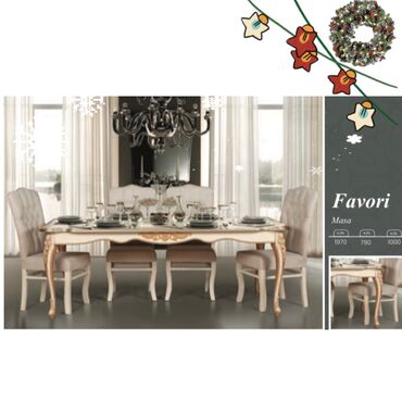 yemək stolu: Qonaq masası, Yeni, Açılan, Oval masa, Azərbaycan
