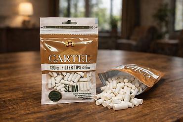 cubuqlar: Məhsul: Cartel Filter Tips Slim – 6 mm - Paket: 120 ədəd filtr ucu - — 1